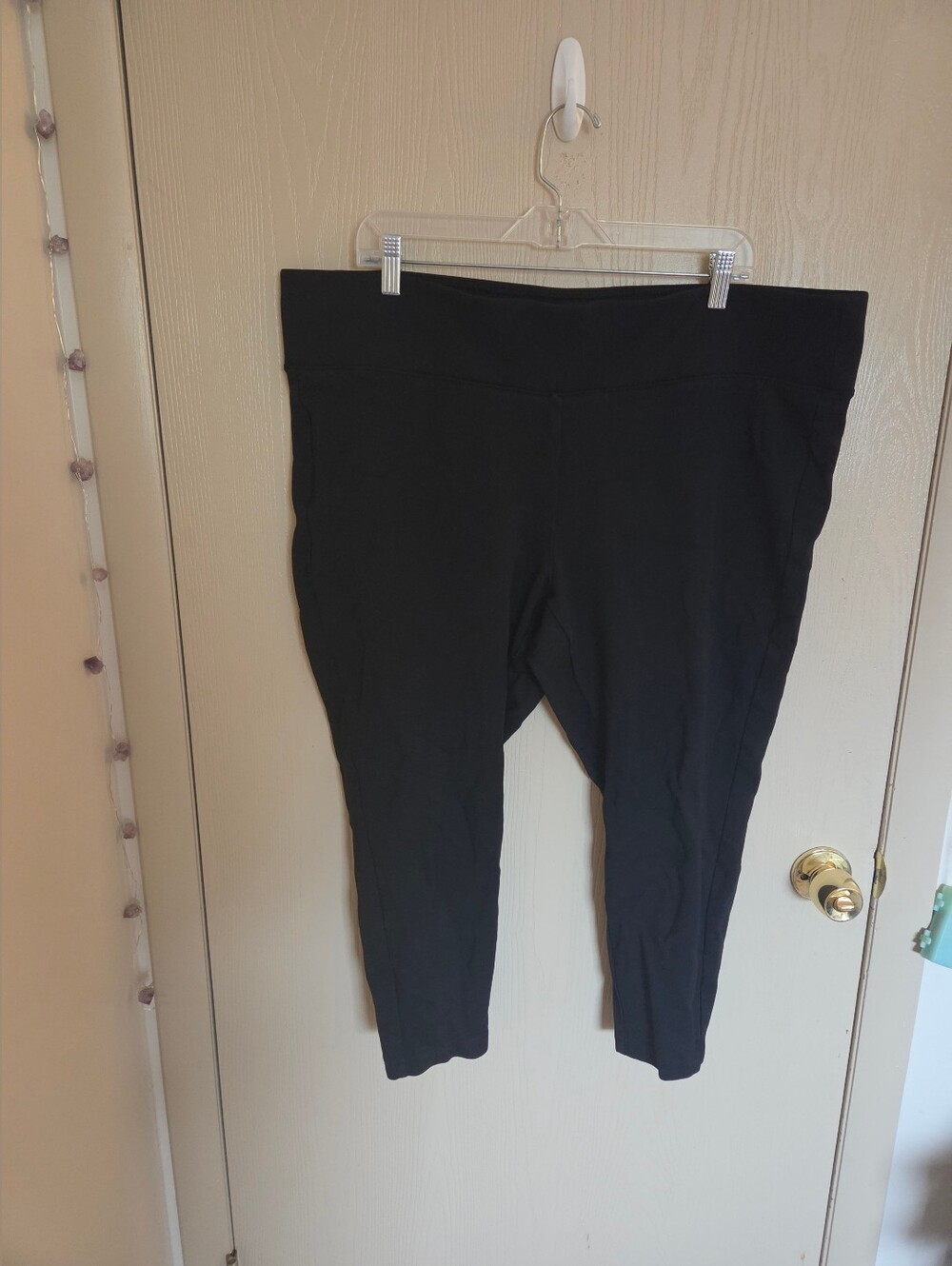 Torrid Pixie Black Cropped All Over Stretch Pants Womens Plus Size 3XL